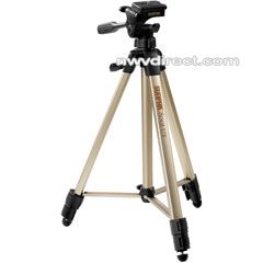 Sunpak 620-080 Tripod with 3-Way Panhead, Bubble Level and Second Quick-Release Platform