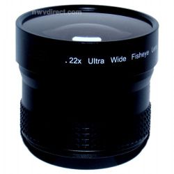 Optics 0.22x Fisheye (Fish-Eye) Lens For Leica D-LUX 5 (Includes Adapter)