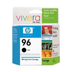 HP / Hewlett-Packard 96 Black Inkjet Print Cartridge (High Capacity-21ml) for Photosmart 7850, 8150, 8450, 8750 & Deskjet 5740, 5940, 6540, 6840 Printers & PSC 2610, 2710 All-in-One