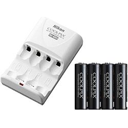 Nikon EN-MH2-B4/MH-73 Rechargeable Ni-MH Batteries and Charger Kit