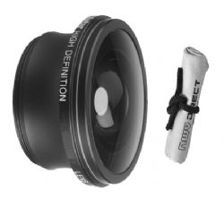 2.2x Teleconverter Lens For Sony HDR-XR220V + Stepping Ring (30mm-37mm) + Nwv Direct Microfiber Cleaning Cloth 