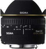 Sigma Fisheye 15mm f/2.8 EX DG Diagonal Fisheye Autofocus Lens for Canon EOS