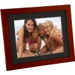 Sunpak 10.4 Inch Digital Photo Frame - Wood