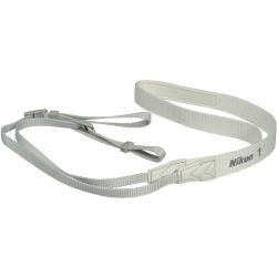 Nikon AN-N1000 Neck Strap for Nikon 1 J1 / V1 Digital Camera (White)