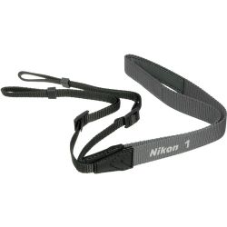 Nikon AN-N1000 Neck Strap for Nikon 1 J1 / V1 Digital Camera (Silver)