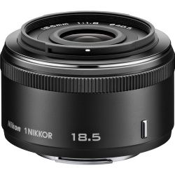 Nikon 1 Nikkor 18.5mm f/1.8 Lens for CX Format (Black) 